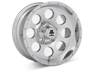 Mammoth 8 Simulated Beadlock Style Polished Wheel; 15x8 (93-98 Jeep Grand Cherokee ZJ)