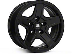 Mammoth Boulder Black Wheel; 16x8; 0mm Offset (99-04 Jeep Grand Cherokee WJ)