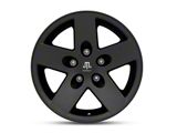 Mammoth Moab Black Wheel; 17x9; -6mm Offset (05-10 Jeep Grand Cherokee WK, Excluding SRT8)