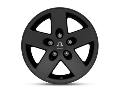 Mammoth Moab Black Wheel; 17x9; -6mm Offset (05-10 Jeep Grand Cherokee WK, Excluding SRT8)