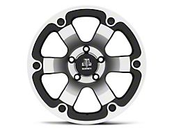 Mammoth Rogue Matte Black Machined Wheel; 17x9; -6mm Offset (05-10 Jeep Grand Cherokee WK, Excluding SRT8)