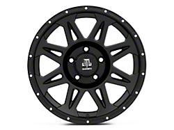 Mammoth Split 8 Simulated Beadlock Matte Black Wheel; 17x8; -6mm Offset (05-10 Jeep Grand Cherokee WK, Excluding SRT8)