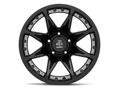 Mammoth Type 88 Matte Black Wheel; 17x9; -6mm Offset (05-10 Jeep Grand Cherokee WK, Excluding SRT8)