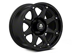 Mammoth Wheeler Matte Black Wheel; 17x9; -6mm Offset (05-10 Jeep Grand Cherokee WK, Excluding SRT8)