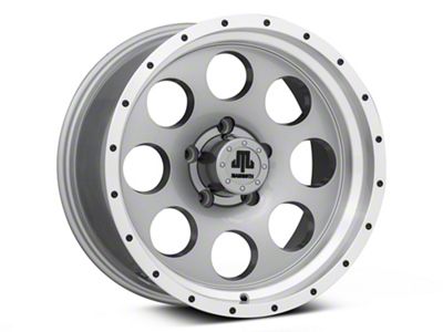 Mammoth 8 Aluminum Simulated Beadlock Anthracite Wheel; 17x9; -6mm Offset (99-04 Jeep Grand Cherokee WJ)