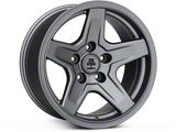 Mammoth Boulder Charcoal Wheel; 17x9; -6mm Offset (99-04 Jeep Grand Cherokee WJ)