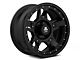 Mammoth Cliff Hanger Matte Black Wheel; 17x9; -6mm Offset (99-04 Jeep Grand Cherokee WJ)