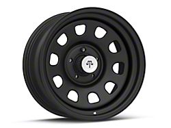 Mammoth D Window Matte Black Steel Wheel; 17x9 (99-04 Jeep Grand Cherokee WJ)