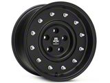 Mammoth General Matte Black Wheel; 17x9; -6mm Offset (99-04 Jeep Grand Cherokee WJ)