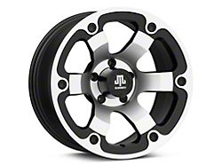 Mammoth Rogue Matte Black Machined Wheel; 17x9; -6mm Offset (99-04 Jeep Grand Cherokee WJ)