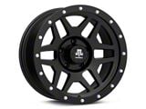 Mammoth Split 6 Simulated Beadlock Matte Black Wheel; 17x9; -6mm Offset (99-04 Jeep Grand Cherokee WJ)