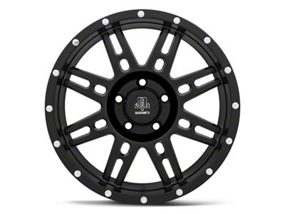 Mammoth Vader Simulated Beadlock Matte Black Wheel; 18x9; -6mm Offset (05-10 Jeep Grand Cherokee WK)