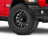 Mammoth 12 Hole Beadlock Satin Black Wheel; 18x9; -6mm Offset (18-25 Jeep Wrangler JL)