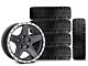 17x9 Mammoth Boulder Beadlock Style & 33in BF Goodrich All-Terrain T/A KO Tire Package; Set of 5 (18-24 Jeep Wrangler JL)