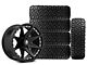 17x9 Mammoth Type 88 & 33in NITTO All-Terrain Ridge Grappler A/T Tire Package; Set of 5 (07-18 Jeep Wrangler JK)