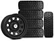 17x9 Mammoth D Window & 35in Ironman Mud-Terrain All Country Tire Package; Set of 5 (07-18 Jeep Wrangler JK)