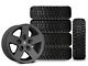 17x9 Mammoth Moab & 35in Atturo Mud-Terrain Trail Blade M/T Tire Package; Set of 5 (18-24 Jeep Wrangler JL)