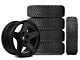 17x9 Mammoth Boulder & 35in Atturo Mud-Terrain Trail Blade M/T Tire Package; Set of 5 (18-24 Jeep Wrangler JL)