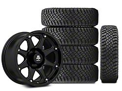 17x9 Mammoth Wheeler & 35in Atturo All-Terrain Trail Blade X/T Tire Package; Set of 5 (07-18 Jeep Wrangler JK)