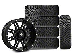 18x9 Mammoth Vader & 35in Atturo All-Terrain Trail Blade X/T Tire Package; Set of 5 (18-24 Jeep Wrangler JL)