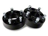 Mammoth 2-Inch Billet Wheel Spacers; Black (07-18 Jeep Wrangler JK)