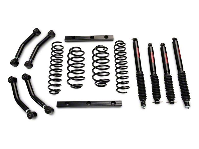 Mammoth 4-Inch Suspension Lift Kit with Shocks (97-06 Jeep Wrangler TJ)