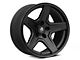 Mammoth Boulder Matte Black Wheel; 17x9; -6mm Offset (87-95 Jeep Wrangler YJ)