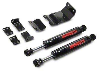 Mammoth Dual Steering Stabilizer Kit (07-18 Jeep Wrangler JK)