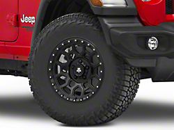 Mammoth Hunter Satin Black Wheel; 17x9 (18-24 Jeep Wrangler JL)