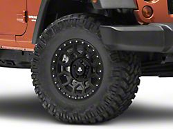 Mammoth Hunter Satin Black Wheel; 17x9 (07-18 Jeep Wrangler JK)