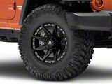 Mammoth Type 88 Matte Black Wheel; 17x9 (07-18 Jeep Wrangler JK)