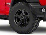 Mammoth Boulder Matte Black Wheel; 17x9; -6mm Offset (18-25 Jeep Wrangler JL)