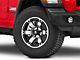 Mammoth Rogue Matte Black Machined Wheel; 17x9; -6mm Offset (18-24 Jeep Wrangler JL)