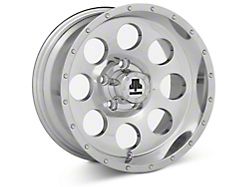 Mammoth 8 Simulated Beadlock Style Polished Wheel; 15x8 (87-95 Jeep Wrangler YJ)