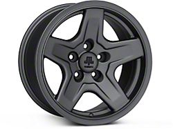 Mammoth Boulder Charcoal Wheel; 16x8 (87-95 Jeep Wrangler YJ)