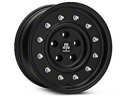 Mammoth General Matte Black Wheel; 16x8 (87-95 Jeep Wrangler YJ)