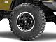 Mammoth 8 Simulated Beadlock Style Black Wheel; 16x8 (97-06 Jeep Wrangler TJ)