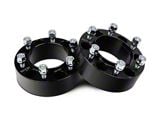 Mammoth 2-Inch Billet 6-Lug Wheel Spacers; Black (05-15 Tacoma Pre Runner; 05-15 4WD Tacoma; 16-23 Tacoma)