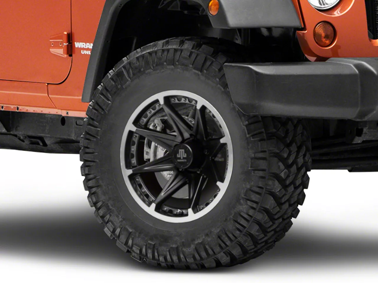 Mammoth Jeep Wrangler Type 88 Black Wheel; 17x9; -6mm Offset J100639 ...