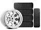 15x10 Mammoth 8 Wheel & 33in Falken All-Terrain Wildpeak A/T3W Tire Package; Set of 5 (97-06 Jeep Wrangler TJ)