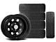 15x10 Mammoth 8 Steel Wheel & 33in Falken All-Terrain Wildpeak A/T3W Tire Package; Set of 5 (87-95 Jeep Wrangler YJ)