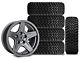 17x9 Mammoth Boulder Wheel & 35in Atturo Mud-Terrain Trail Blade M/T Tire Package; Set of 5 (07-18 Jeep Wrangler JK)