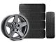 17x9 Mammoth Boulder Wheel & 33in Falken All-Terrain Wildpeak A/T3W Tire Package; Set of 5 (18-24 Jeep Wrangler JL)