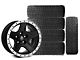 15x8 Mammoth Boulder Beadlock Style Wheel & 33in Falken All-Terrain Wildpeak A/T3W Tire Package; Set of 5 (97-06 Jeep Wrangler TJ)