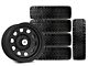 17x9 Mammoth D Window Wheel & 33in BF Goodrich All-Terrain T/A KO Tire Package; Set of 5 (07-18 Jeep Wrangler JK)