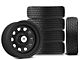 15x8 Mammoth D Window Wheel & 31in Milestar All-Terrain Patagonia AT/R Tire Package; Set of 5 (87-95 Jeep Wrangler YJ)