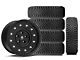 17x9 Mammoth General Wheel & 35in Atturo All-Terrain Trail Blade X/T Tire Package; Set of 5 (18-24 Jeep Wrangler JL)