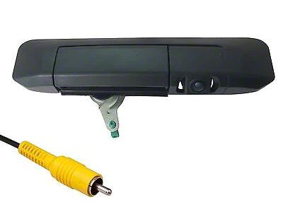 Master Tailgaters Tailgate Handle with Backup Reverse Camera; Black (05-14 Tacoma)