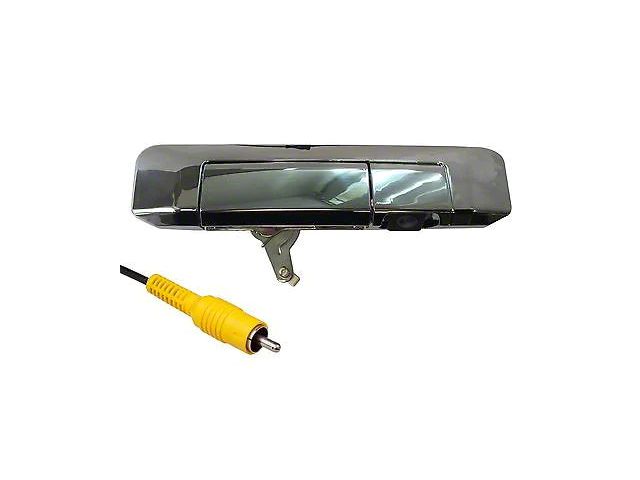 Master Tailgaters Tailgate Handle with Backup Reverse Camera; Chrome (05-14 Tacoma)