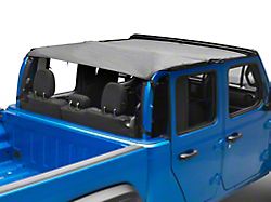 MasterTop Bimini Top Plus; Black Diamond (20-23 Jeep Gladiator JT)